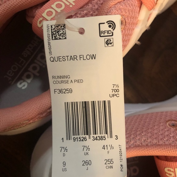 COPY - Adidas Pure Motion Pink Tennis Shoes/ Sneakers - Picture 3 of 3